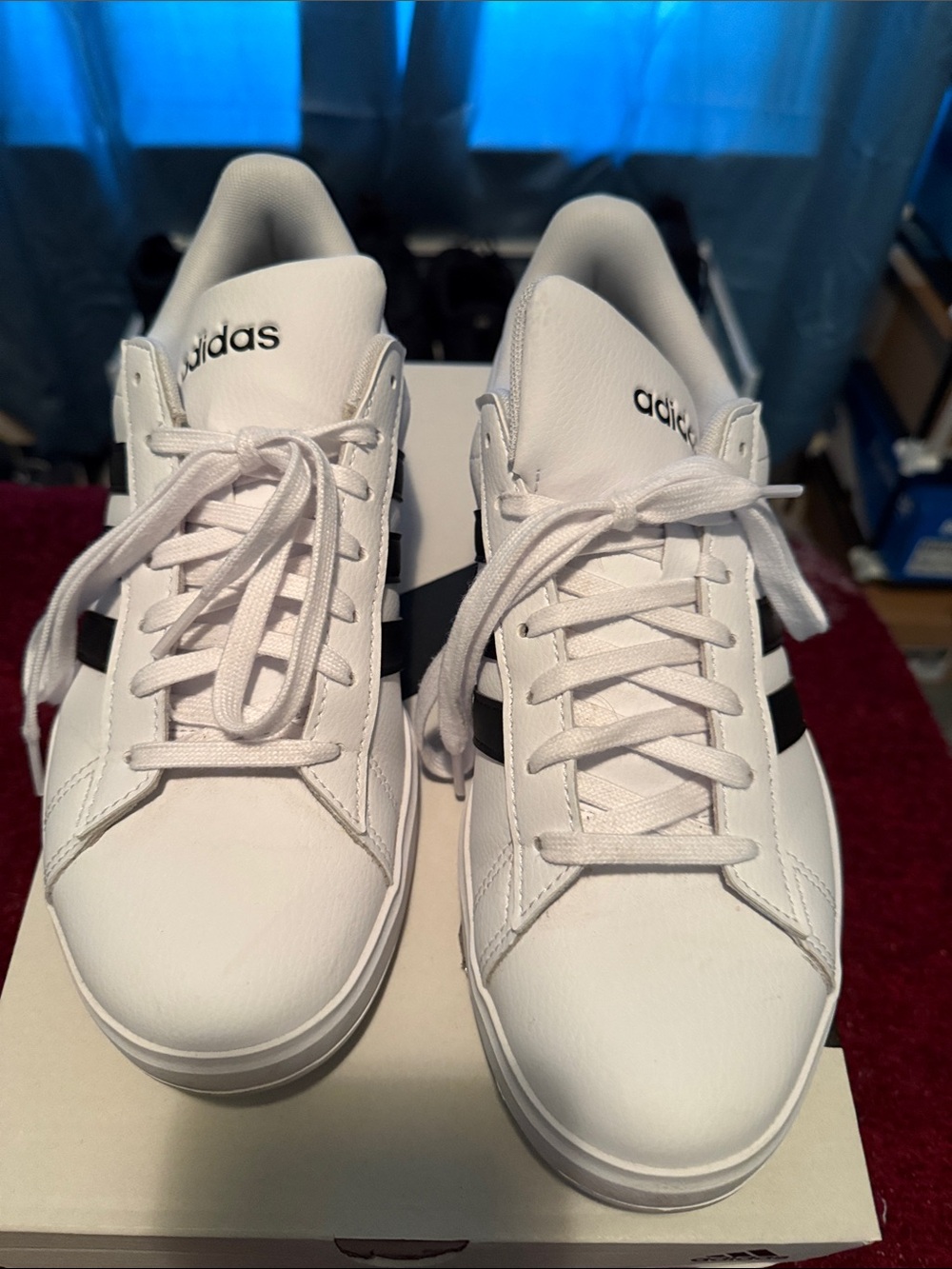 adidas White and Black Women's Athletic Sneakers